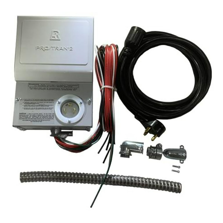 Details about   Portable Generator Power Transfer Switch Pre Wired 30 Amp 6 Circuit Load Center